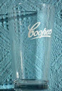 1 x COOPERS' LAGER BEER GLASS. 285mL Midi Size NEW. White Logo Print. Promo Item - Bild 1 von 1