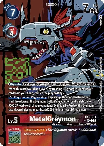 MetalGreymon [EX9-011] (Alternate Art) [Versus Monsters] - Image 1 of 1