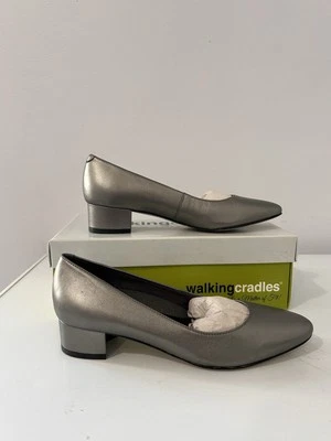 Zapatos de salón Heidi para mujer Walking Cradles plata oscura talla 8,5 cómodos con clase Foto 1 de 4