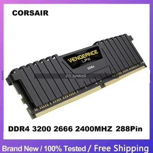 CORSAIR Vengeance LPX 8 GB/16 GB/32 GB DDR4 3200 2666 2400 DIMM desktop 288 pin NUOVO - Foto 1 di 13