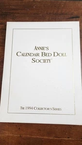 Annie's Calendar Bed Doll Society 1994 Collector's Series - Complete Set - Picture 1 of 6