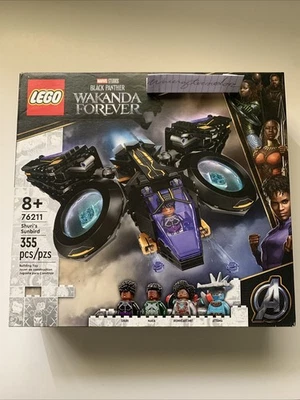 NEW LEGO 76211, Marvel Black Panther: Wakanda Forever Shuri's Sunbird, SEALED - Image 1 of 4