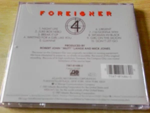 FOREIGNER - CD - 4 - Rock - Sehr Gut - Imagen 1 de 1