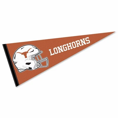 Texas UT Longhorns 12 in X 30 in Football Helmet Pennant - Image 1 of 4