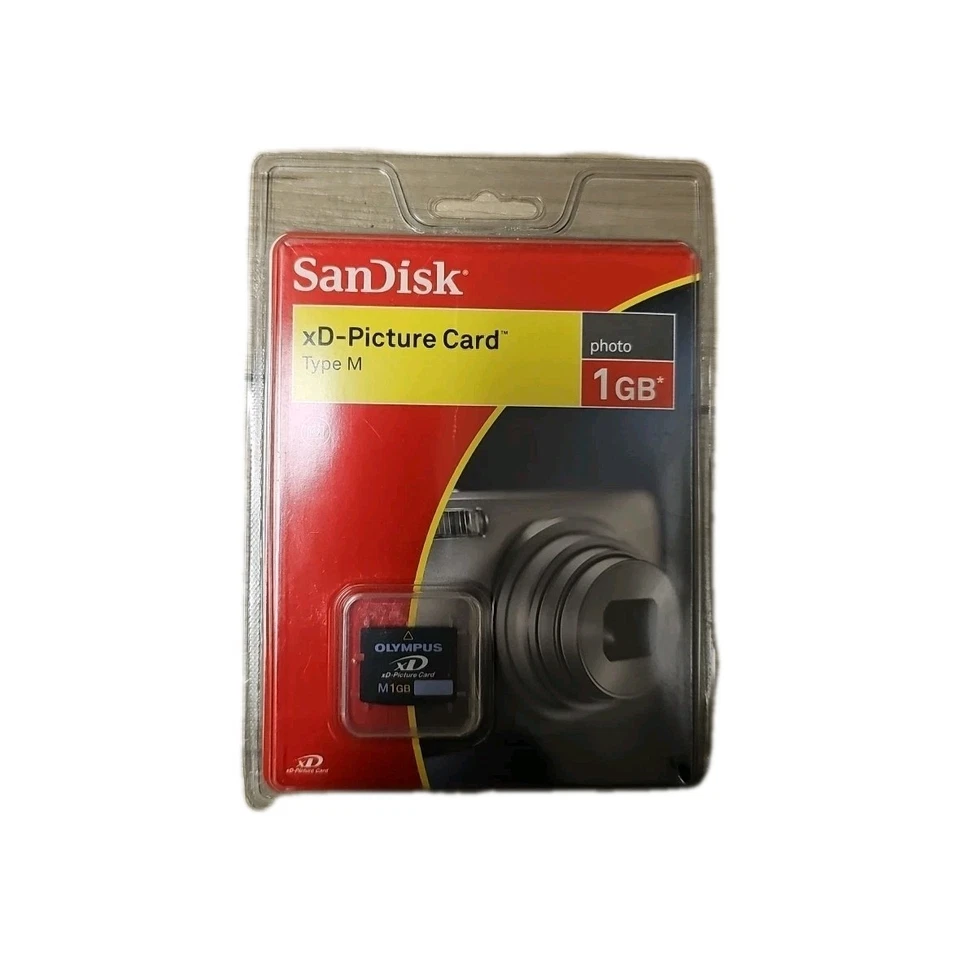 SanDisk xD-Picture Card Type M – 1GB (Brand New, Sealed) - Image 1 of 2