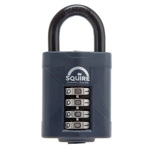Candado De Combinación Recodable Henry Squire CP50 Con Gancho Abierto HSQ-CP50 - Picture 1 of 3