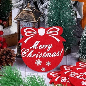 5Pcs Christmas Snowflake Drink Coasters Dish Tray Pad Christmas Decoration - Picture 1 of 8