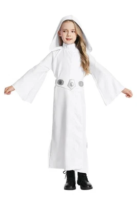 Kids Girls Princess Costume Halloween Deluxe Cosplay Dress with Belt,Medium - Image 1 of 4