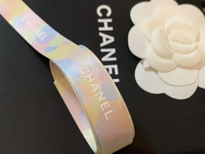 50M Uncut of Chanel LE Oriol & Fontanel Ribbon Multicolor w/White Logo - Image 1 of 4