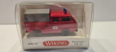 Wiking 0293 05  Feuerwehr VW T3 Doppelkabine - OVP 029305 - Bild 1 von 3