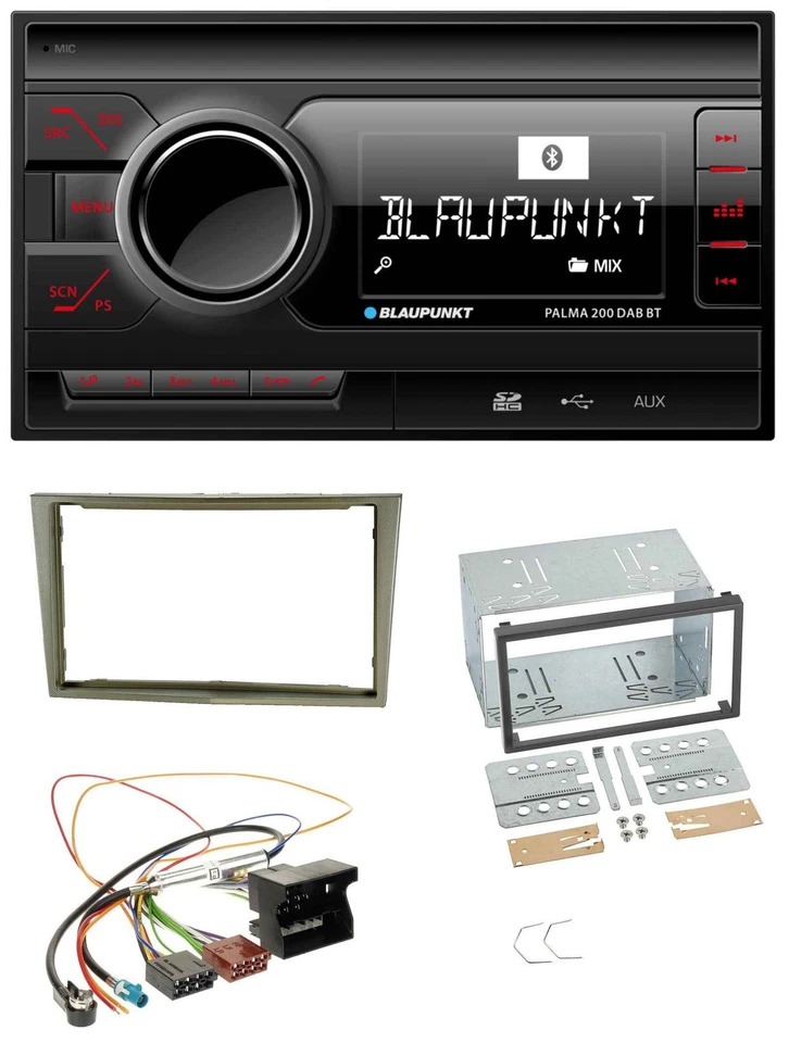 Blaupunkt MP3 Bluetooth DAB 2DIN SD USB Autoradio für Opel Corsa D Astra H Zafir - Bild 1 von 4