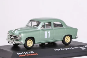 Seat 1400B Copa Montjuich Coches Sport 1957 #61 grünmetallic Altaya 1:43 NEW/OVP - Bild 1 von 4