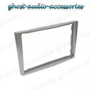 Vauxhall Double DIN Silver CD Radio Stereo Facia Fascia Adaptor Plate Panel - Picture 1 of 1