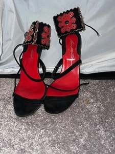 # Luxury, # Brian atwood suede sz 10 open toe wrap ankle strap - Picture 1 of 6