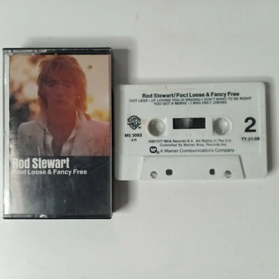 ROD STEWART FOOT LOOSE AND FANCY FREE Cassette Tape OG 1977 Classic Rock Rare - Image 1 of 2