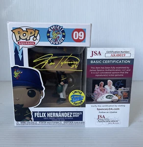 Felix Hernandez Signed Everett Aquasox Seattle Mariners Funko Pop MLB JSA COA 3 - Picture 1 of 8