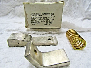 👍 NEW GE GENERAL ELECTRIC 10 AMP AUXILIARY CONTACT KIT SIZE 0 & 1 CR105X100N - Picture 1 of 8