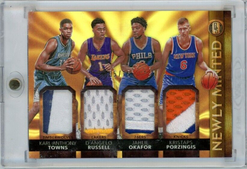 Basketball Karl Anthony Towns Sports Trading Cards Serial Numbered 