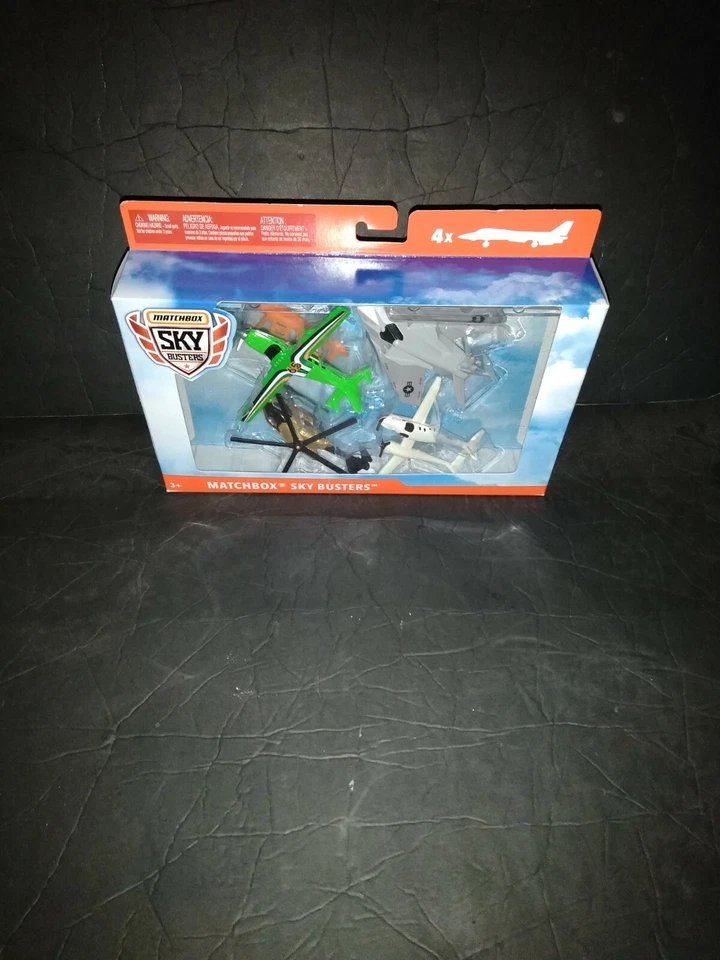 Matchbox Sky Busters 4 Pack Helicopter aviones juguete STUNT PLANE SB-73 - Image 1 of 1