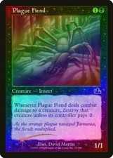 Plague Fiend FOIL Prophecy PLD Black Common MAGIC THE GATHERING CARD ABUGames