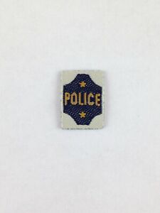 1964 GI Joe // New State Trooper Police Badge Iron On Patch Reproduction