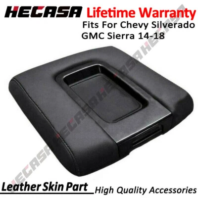 Console Lid Center Armrest Cover For 2014-18 15 Silverado Sierra 1500 2500 3500 - Image 1 of 4