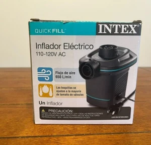 Intex Black Elektrische Luftpumpe 120 V Standard Elektrischer Stecker Schwarz - Bild 1 von 3