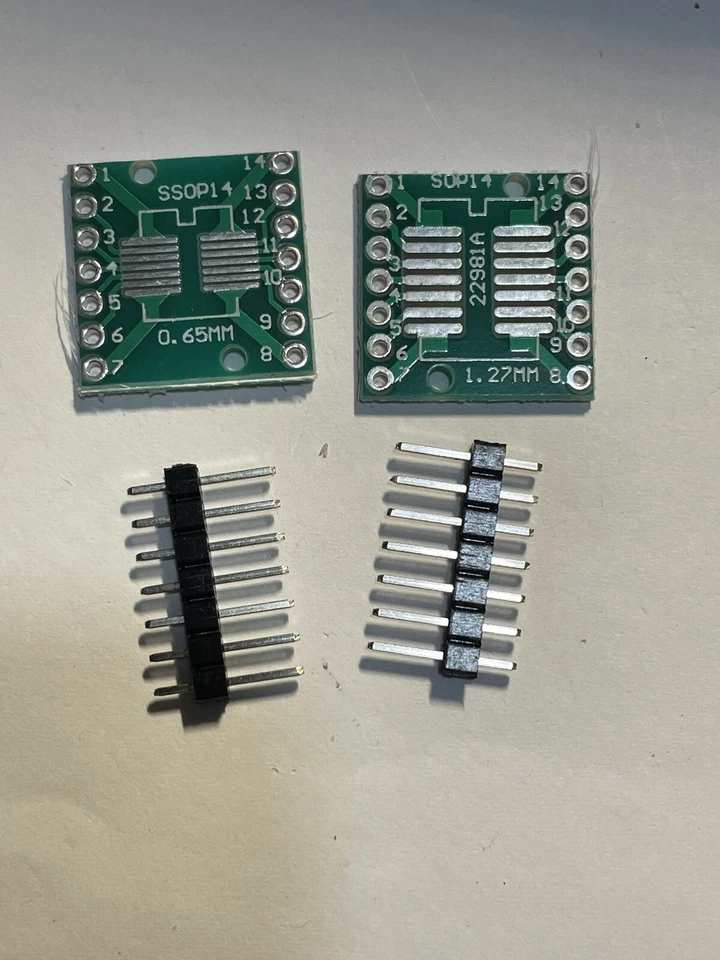1pz Kit Adattatore completa di pin PCB SOP14 SSOP14 Tssop14 DIP14 14pin come fot