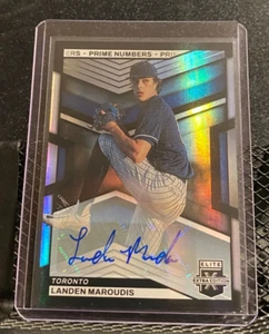 Landon Maroudis 2023 Elite Extra Prime Numbers Auto (A) #39/200 - Blue Jays - Picture 1 of 2