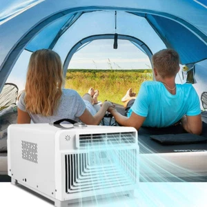 110V/220V Electric Portable Air Conditioner Mini Outdoor Camping Tent AC Kit - Picture 1 of 18