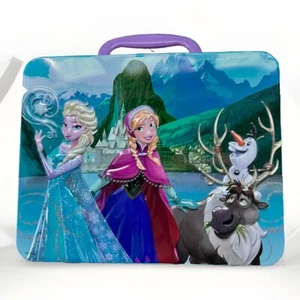 Speciale Puzzle Frozen In Metallo Confezione Trasporto Regalo 48 Pezzi Elsa Ana - Foto 1 di 5