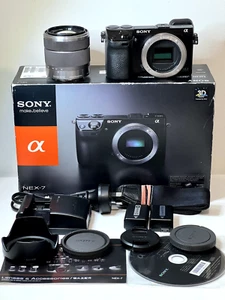Sony Alpha Nex-7 Mirrorless Camera with 18-55mm Lens - 10K S/C Excellent Cond. - Picture 1 of 17