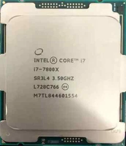 Intel Core i7-7800X 3.50GHz 6 Core 8.25MB LGA-2066 TDP 140W SR3L4 CPU Processor - Picture 1 of 2