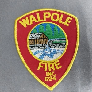 Parche de hombro Walpole MA Departamento de Bomberos de Massachusetts de 5" - Imagen 1 de 2