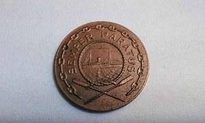 Moneta obbedienza zelo fedeltà Semper Paratus - Foto 1 di 2