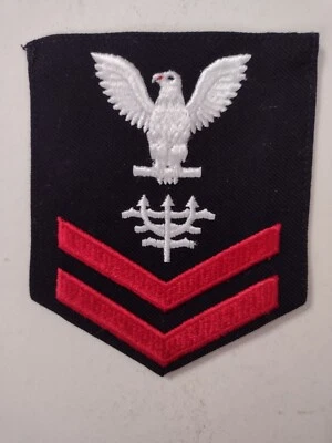 USN OCEAN SYSTEMS TECHNICIAN OT2 E5 PO2 RATING BADGE FOR BLUE  - NEW NEVER WORN Foto 1 de 2