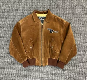 Vintage 90s Made In The USA Guess Jeans Bomber Jacket Size Medium - Picture 1 of 5