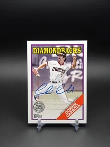 2023 Series 1 1988 Topps Baseball Corbin Carroll #88BA-CAR Rookie Auto RC - Picture 1 of 2