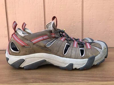 EUC Keen Waterproof Fisherman Sandals Men US 13 Leather Water Beach Hiking C8 — 第 1/4 张图片