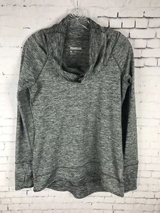Top deportivo Reebok mediano para mujer gris manga larga elástico A97 - Imagen 1 de 9