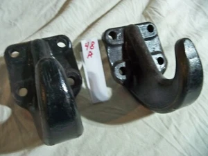 Vintage Cast Iron Industrial Heavy Duty Wall Hooks Hangers - Picture 1 of 11