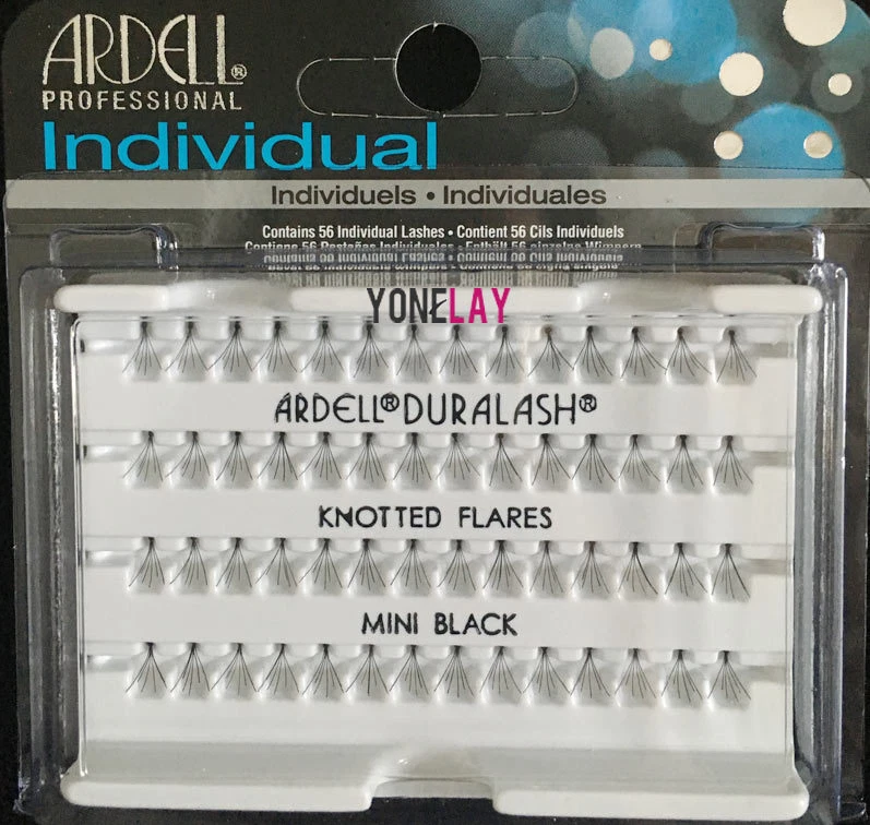 Lot 4 Pairs ARDELL DURALASH Individual Flare Mini Under Lash Black Eyelashes - Image 1 of 1