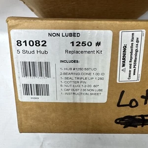 OEM PRO PRIDE 5 STUD HUB KIT 1250 # 1" 81082 MAILS FROM USA (TL3541) - Picture 1 of 4