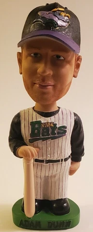 ADAM DUNN------LOUISVILLE BATS-------2002 BOBBLEHEAD WITH BOX Cover