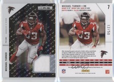 2011 Rookies & Stars Longevity Parallel Black Materials Prime /50 Michael Turner