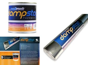Wallrock Dampstop Mould Seal Stop Barrier Foil Paper Thermic Roll / Adhesive Tin - Picture 1 of 6