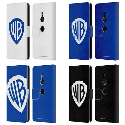 OFFICIAL WARNER BROS. SHIELD LOGO LEATHER BOOK WALLET CASE FOR SONY PHONES 1 - Image 1 of 4