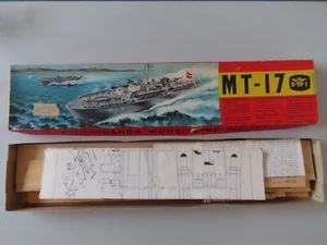 Kit Modelo Madera Balsa Barco Torpedero Motor MTB-17 De Colección por Dansk DMI, Envío Segunda Guerra Mundial - Imagen 1 de 7