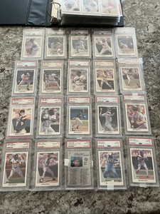 1990 leaf baseball complete set PSA 10 Ryan Griffey, Bonds, Thomas, Sosa,Walker