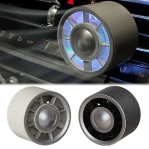 Colorful Light Car Air Conditioner Fan Car Clip Fan Car Accessories - Picture 1 of 9